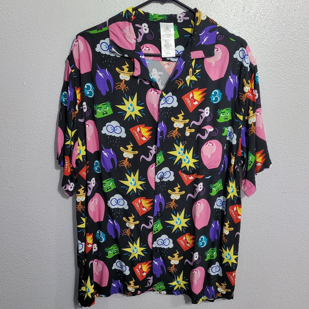 Disney Parks Inside Out 2 Button Down Shirt In Large